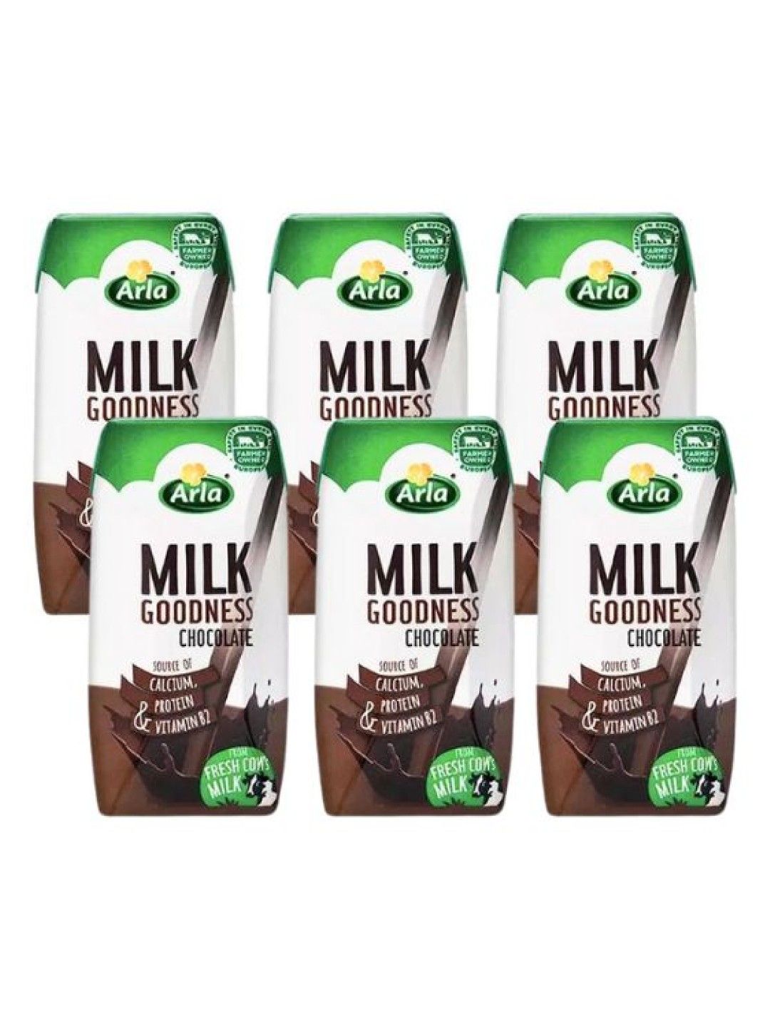 Arla Milk Goodness Chocolate 200ml x 6 pack