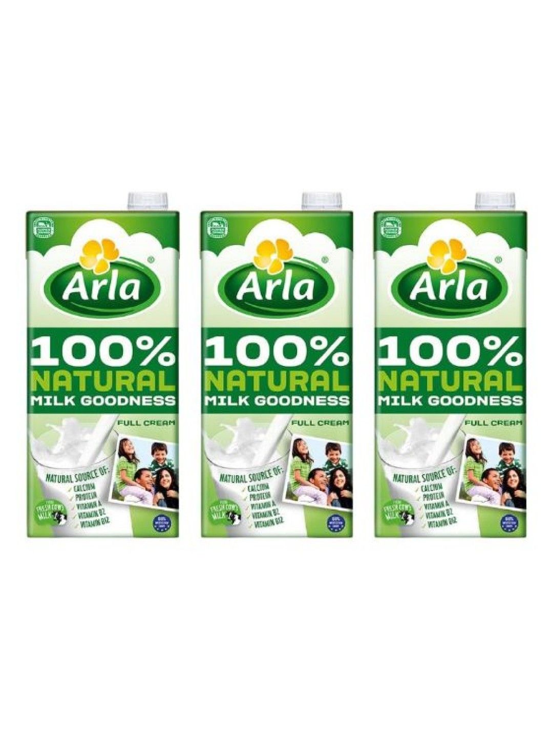 Arla Milk Goodness Full Cream 1L x 3 pack (No Color- Image 1)