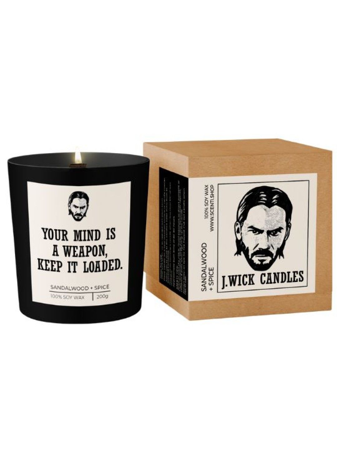 Scenti J. Wick Motivate Me Candles Soy Wax (200g)