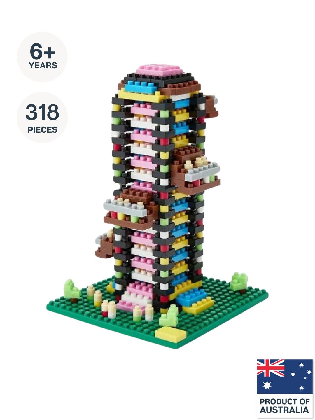 Anko 318-Piece Mini Blocks Set - Tower