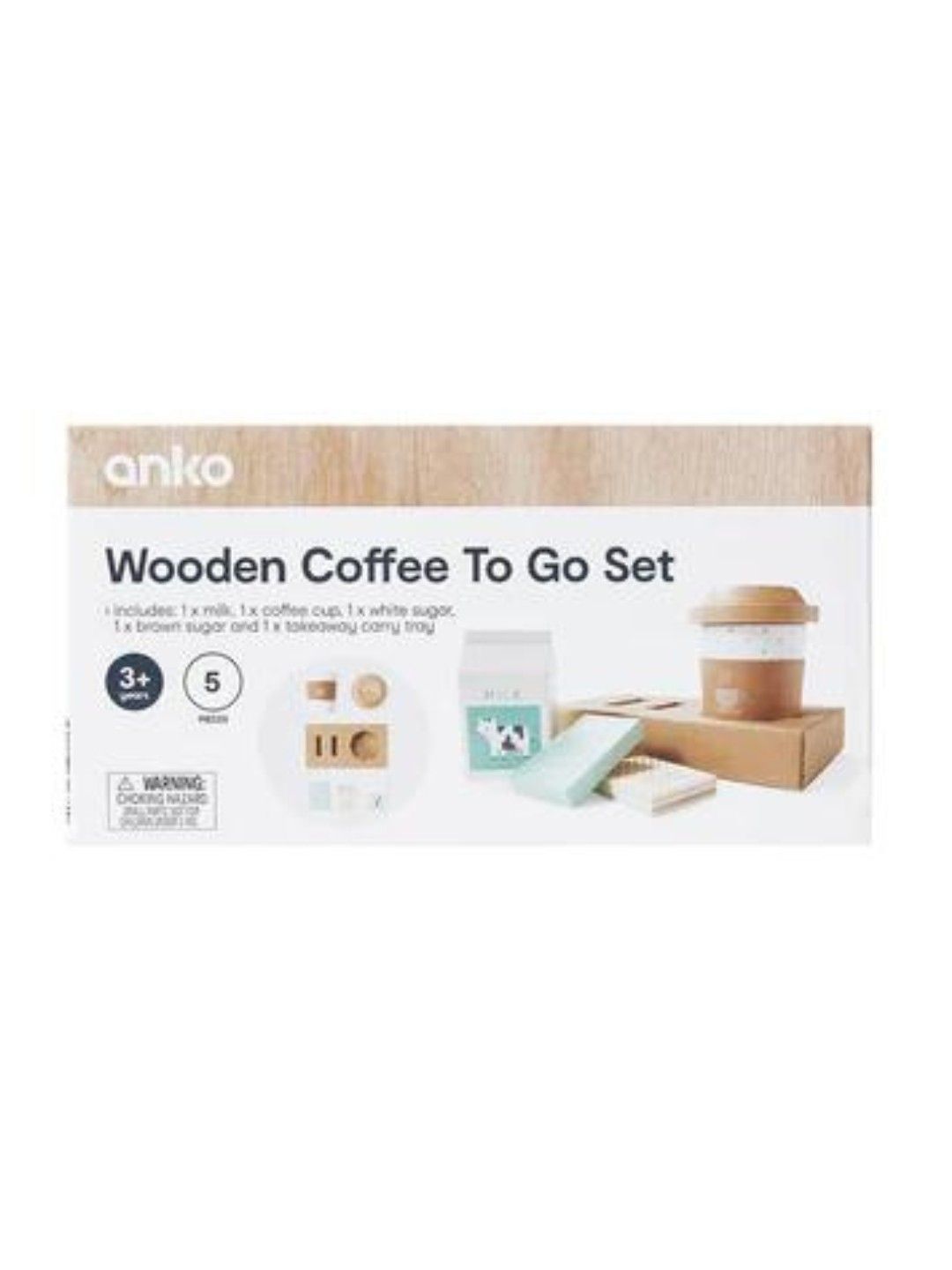 Anko Wooden Coffee To Go Set (No Color- Image 3)