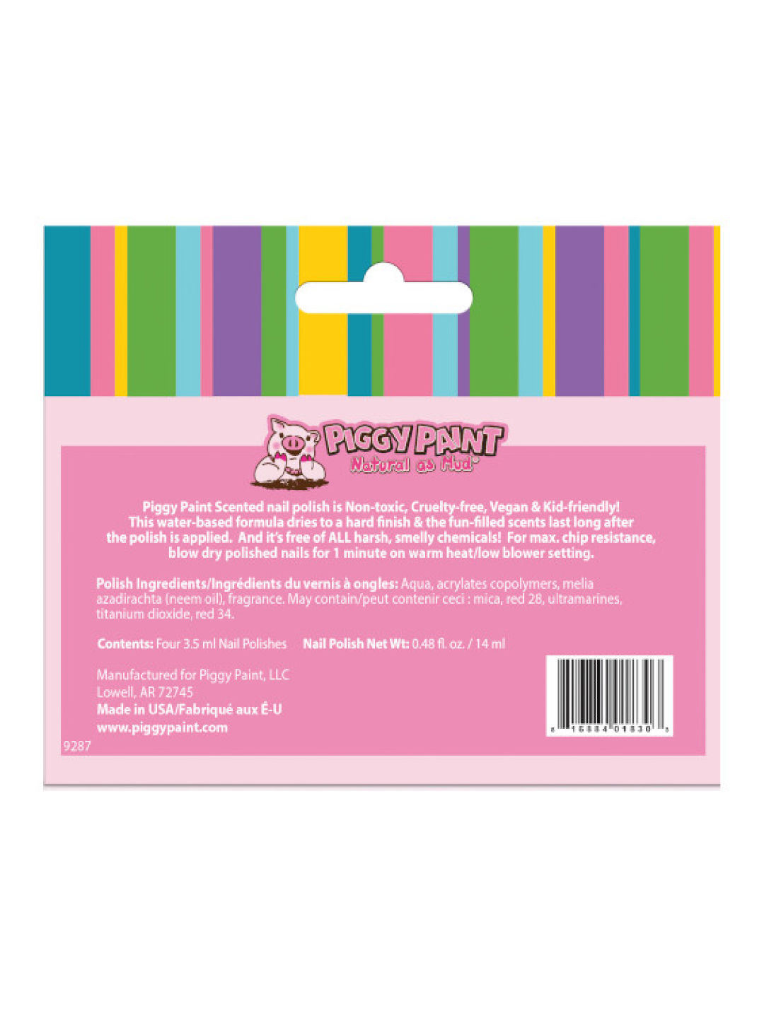 Piggy Paint Mini Scented Nail Polish (Set of 4) (No Color- Image 2)