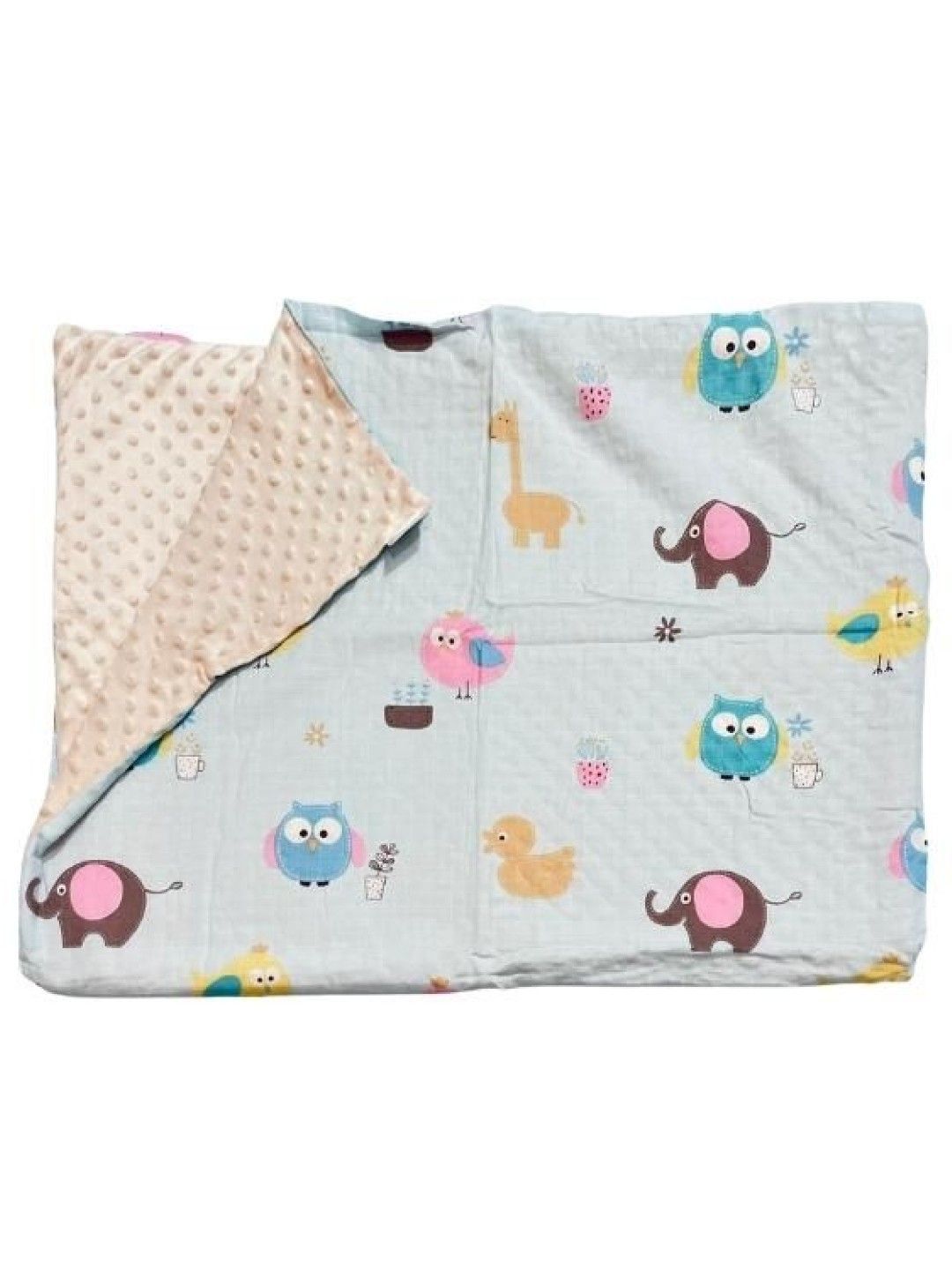 Sleepee Ph Minky Dotted Blanket (Owls- Image 1)