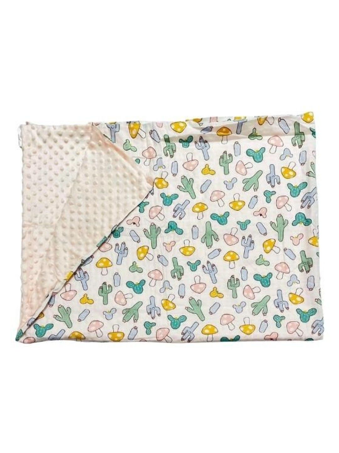 Sleepee Ph Minky Dotted Blanket (Cactus- Image 1)