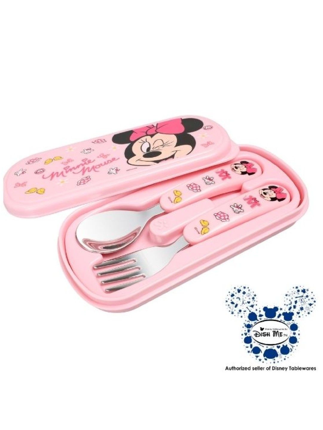Dish Me PH Disney Minie Mouse - Spoon & Fork Cutlery Set with Case (No Color- Image 2)
