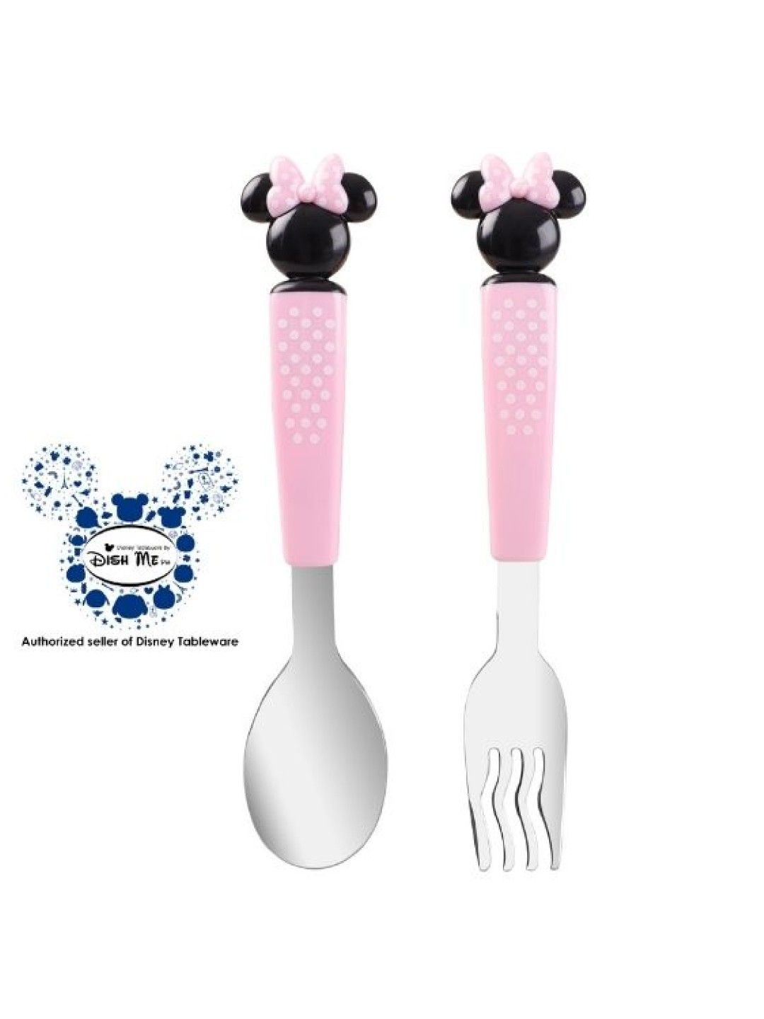 Dish Me PH Disney Minie Mouse - 3D Spoon, Fork and Chopsticks Set with Case (No Color- Image 2)