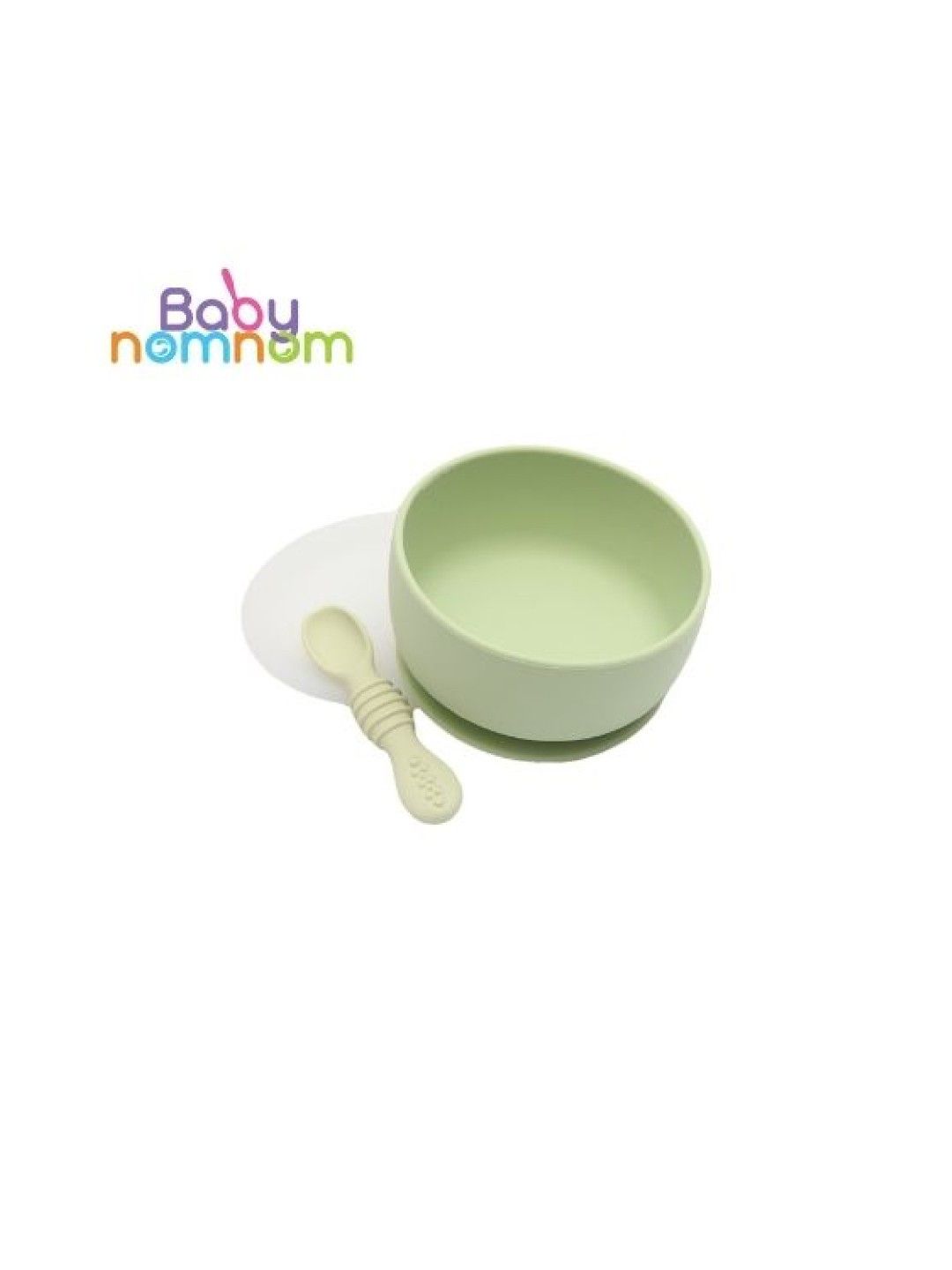 Babynomnom Silicone Bowl Feeding Set with spoon