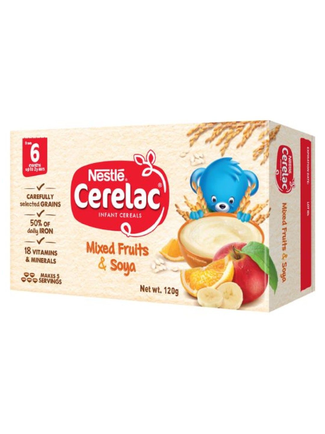 CERELAC Mixed Fruits & Soya (120g) (No Color- Image 1)