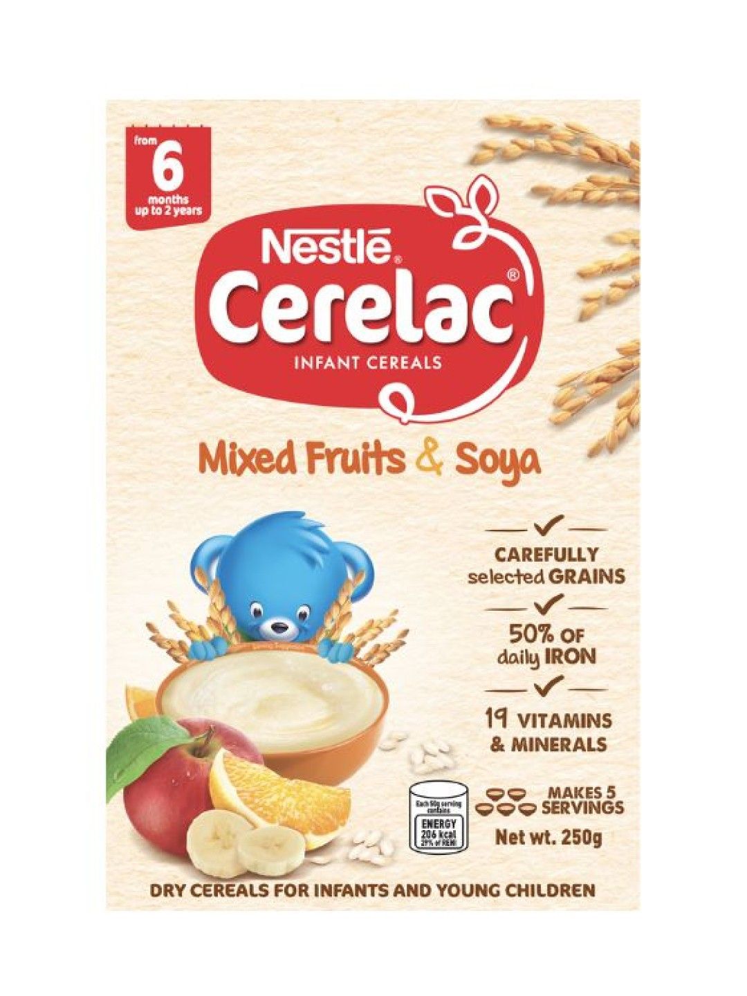 CERELAC Mixed Fruits & Soya (250g)