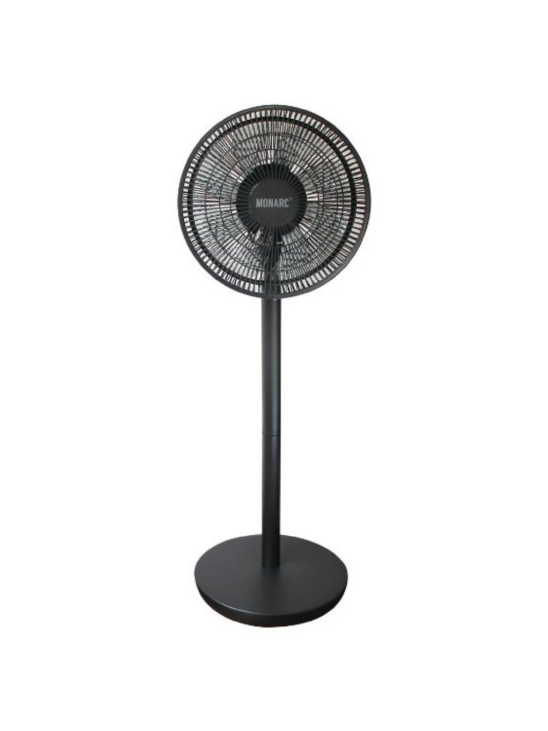 Monarc Cool Air 2-in-1 Aesthetic Desk and Stand Fan (12in) - Black (No Color- Image 1)