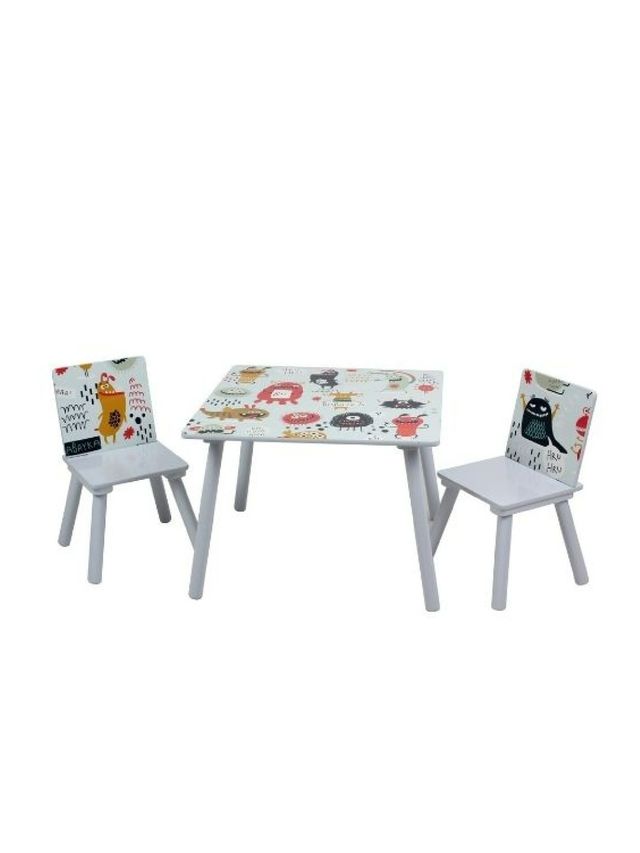 Harper & Chase Table and Chair Set (Monster Design)