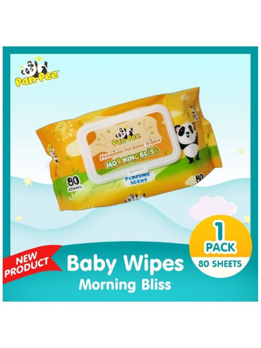 PanPee Premium Perfume Wipes - Morning Bliss (80s) (No Color- Image 2)