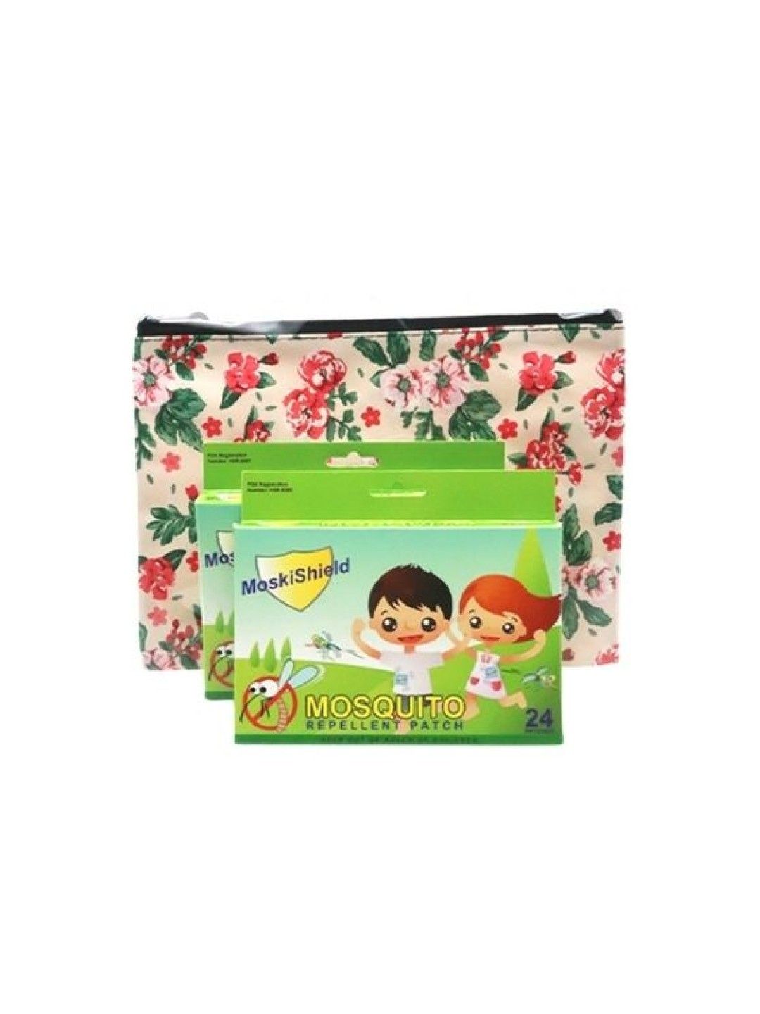 Moskishield Mosquito Repellent Patch (Set of 2) with Free Multipurpose Pouch (No Color- Image 1)