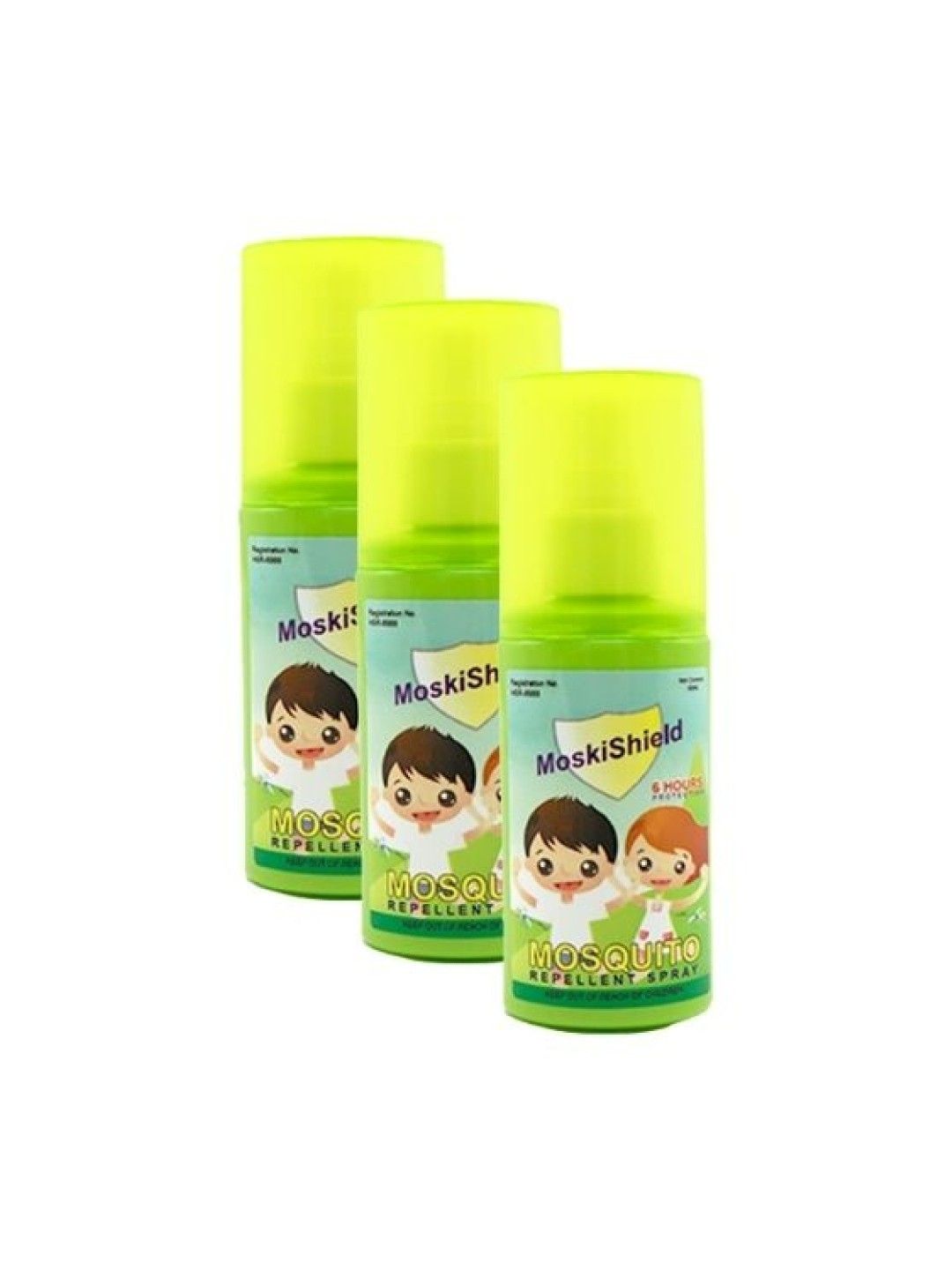 Moskishield Mosquito Repellent Spray Set of 3 (60 mL) (No Color- Image 1)