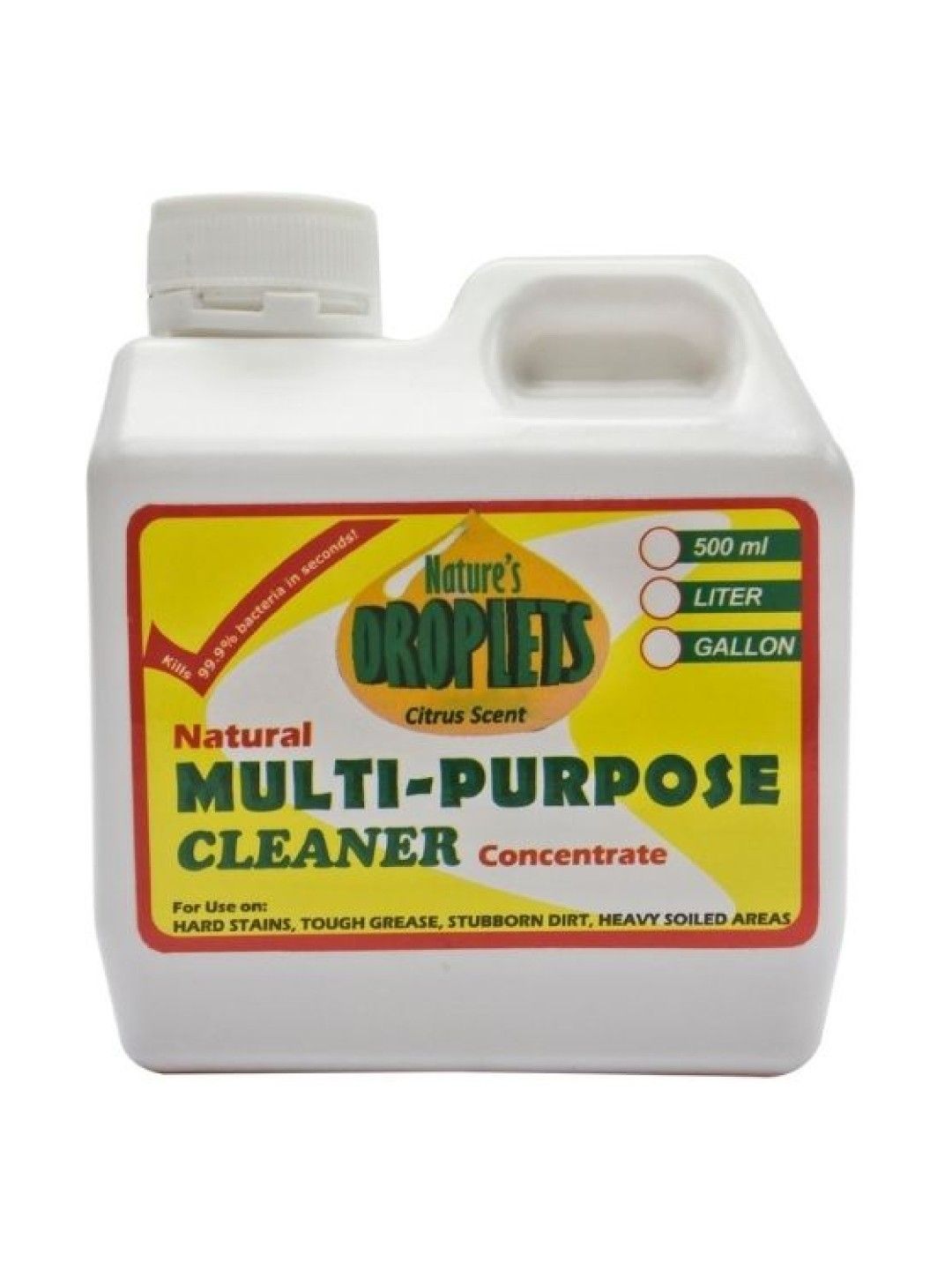 Natures Droplets Multi-Purpose Cleaner Concentrate (500mL) (No Color- Image 1)