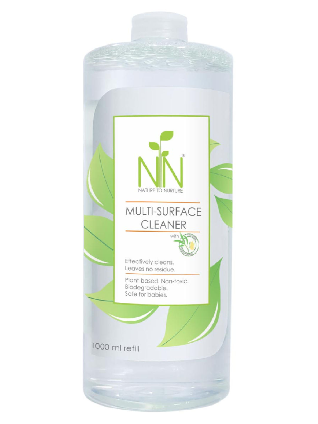 Nature to Nurture All Natural Multi Surface Cleaner (1000ml) (No Color- Image 1)