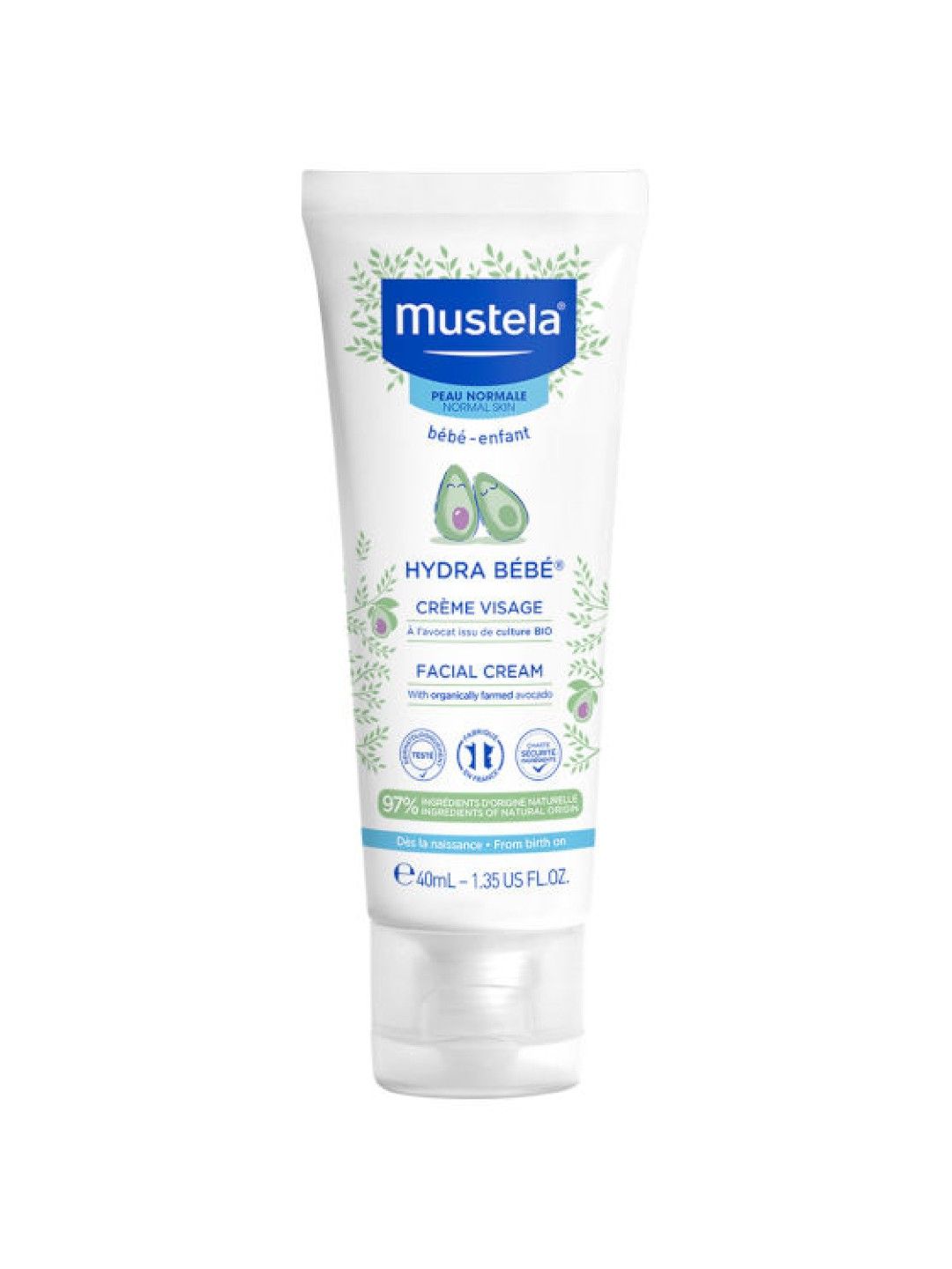 Mustela Hydrabebe Facial Cream (40ml)