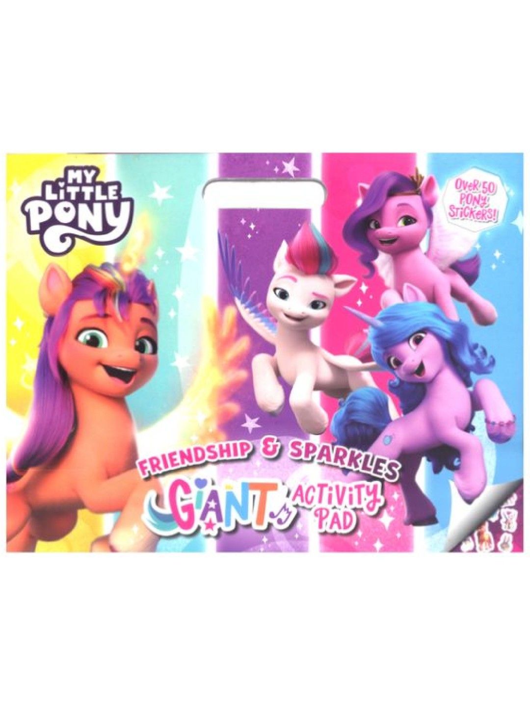 Learning is Fun My Little Pony Giant Activity Pad - Friendship & Sparkles (No Color- Image 1)