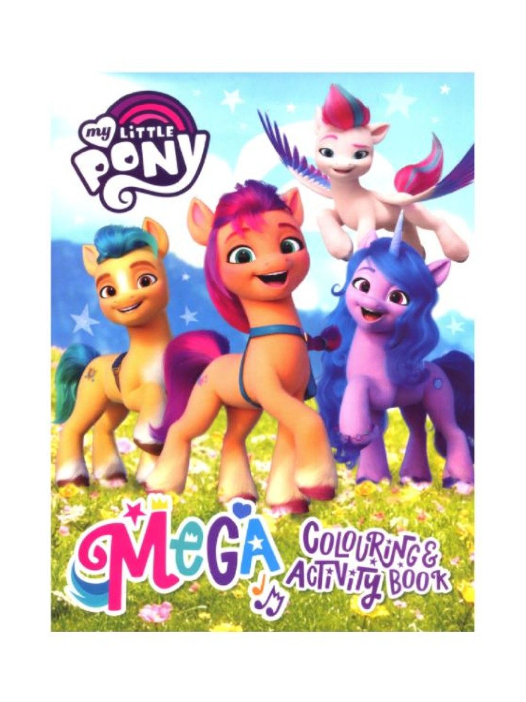 Learning is Fun My Little Pony Mega Coloring and Activity Book (No Color- Image 1)