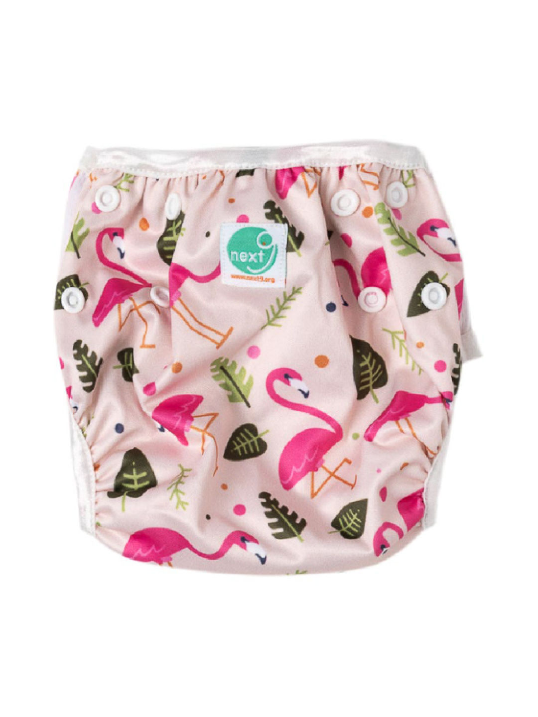 Next9 Flamingo Swim Diaper (Multicolor- Image 2)