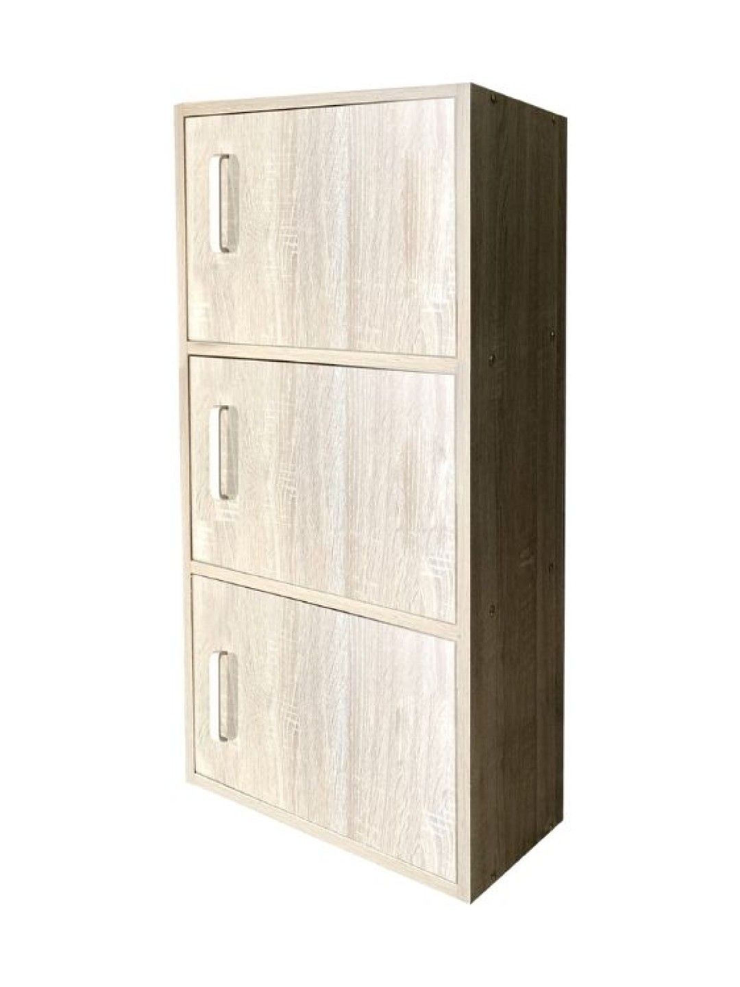 Sunbeams Lifestyle Nest Design Lab Low Cabinet (3 layers) with Door (Ash Wood- Image 1)