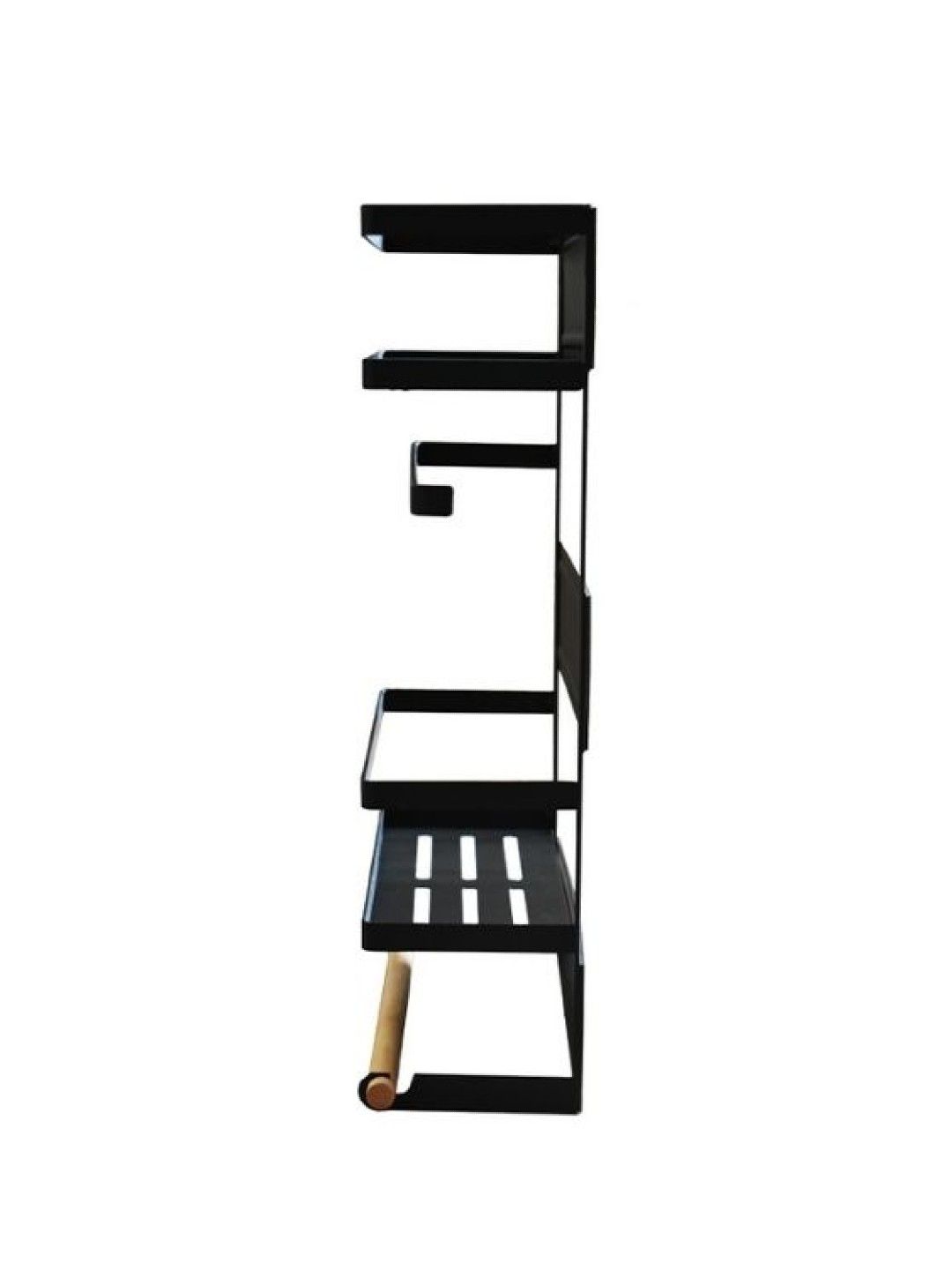 Sunbeams Lifestyle Nest Design Lab 2 Tier Magnetic Organizer Rack (Small) (Black- Image 3)