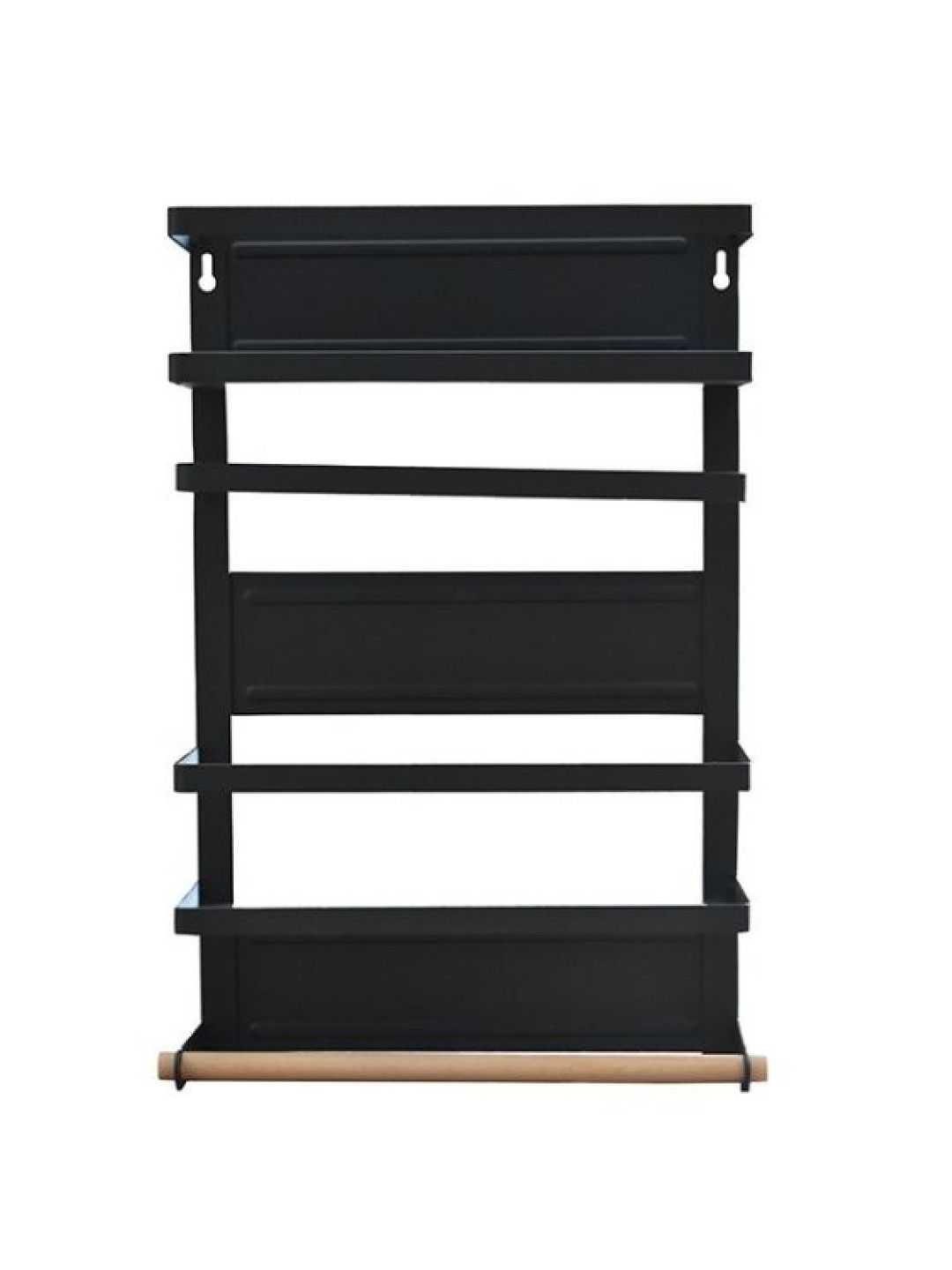 Sunbeams Lifestyle Nest Design Lab 2 Tier Magnetic Organizer Rack (Small) (Black- Image 1)