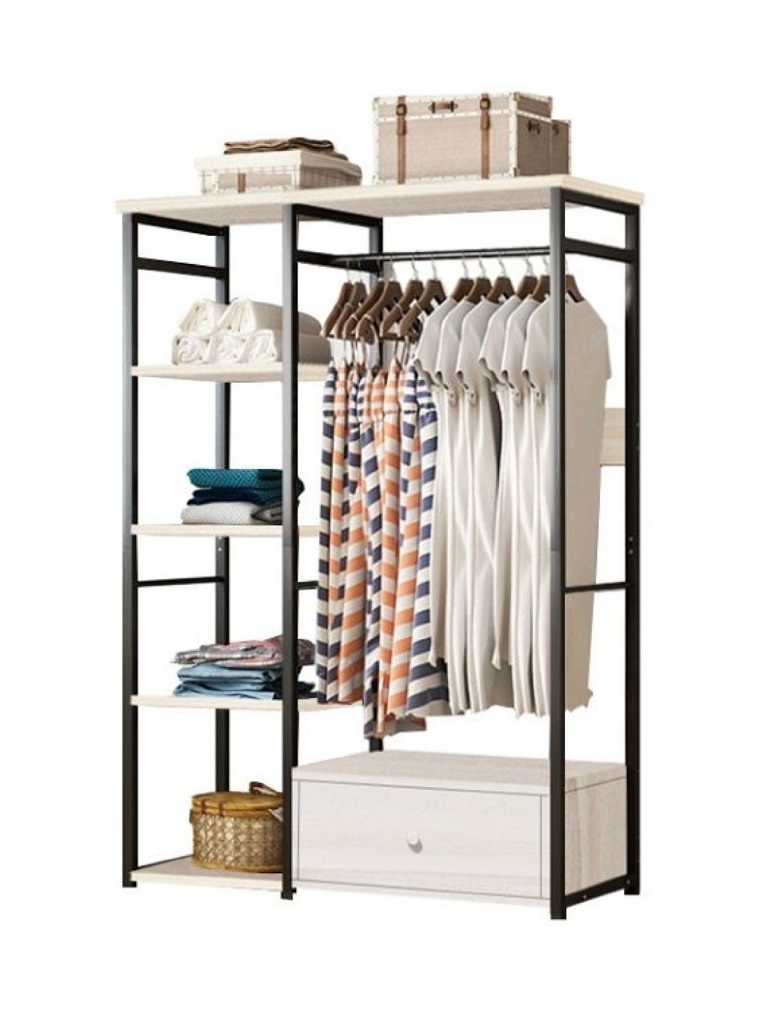 Sunbeams Lifestyle Nest Design Lab Premium Durable Grament Shelf Rack