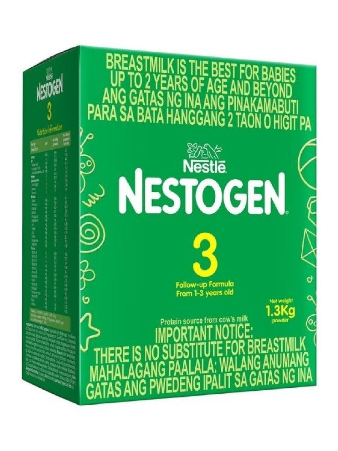Nestogen NESTOGEN® 3 Milk Supplement for Children 1-3 Years Old (1.3kg)