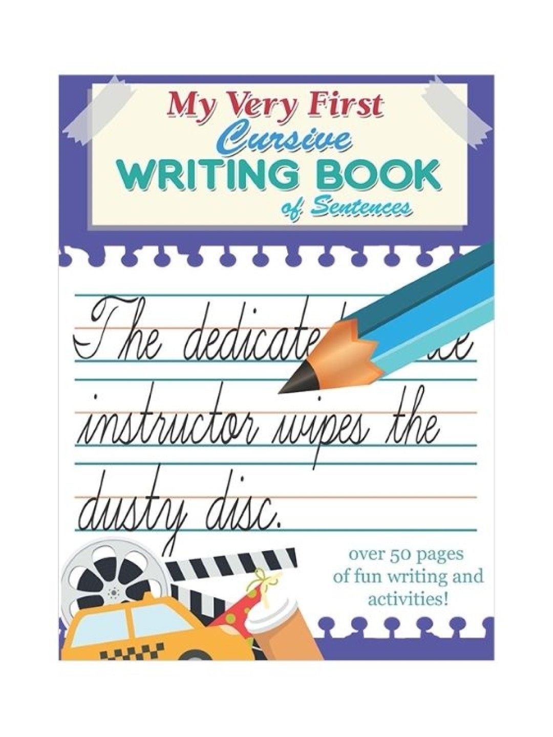 Learning is Fun NEW My Very First Cursive Writing Book - Sentences (No Color- Image 1)