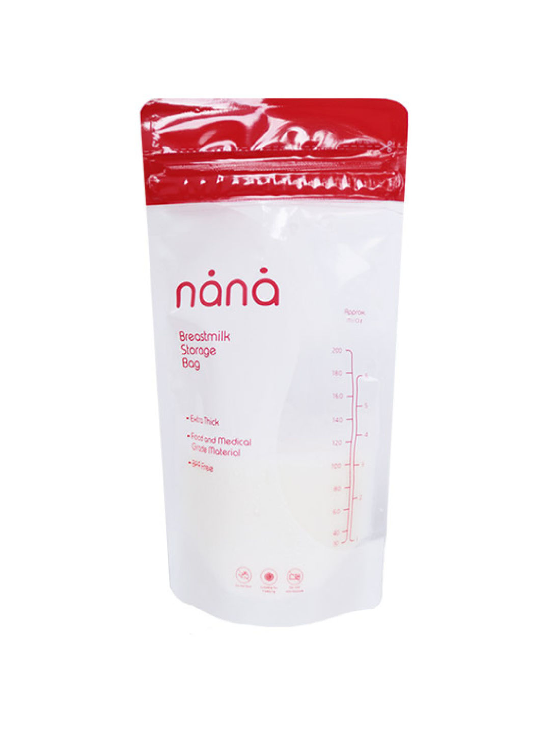 Nana Breastmilk Bag 200ml (20pcs) (No Color- Image 2)