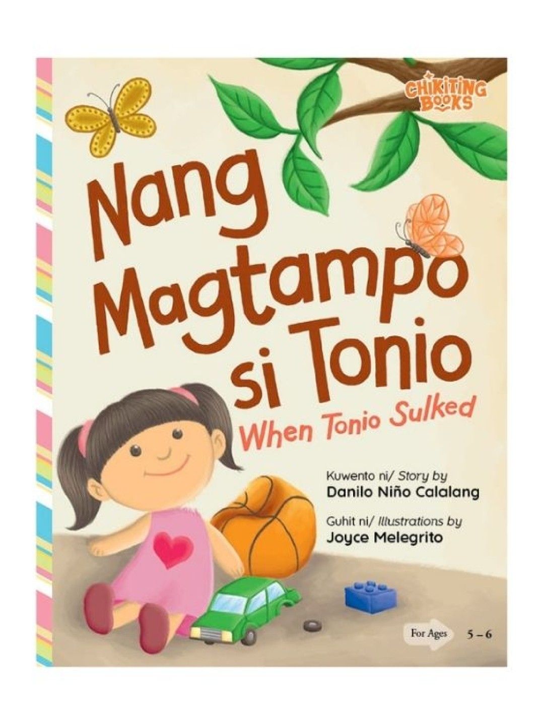 Chikiting Books Nang Magtampo si Tonio (When Tonio Sulked) (No Color- Image 1)