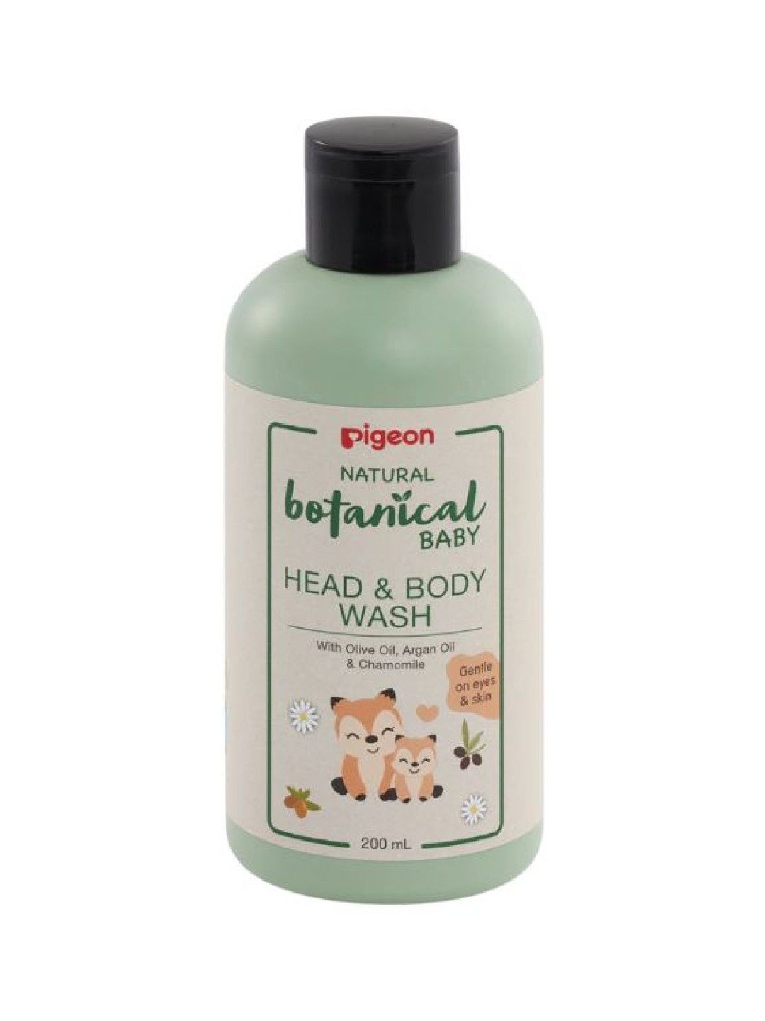 Pigeon Natural Botanical Baby Head & Body Wash (200ml) (No Color- Image 1)