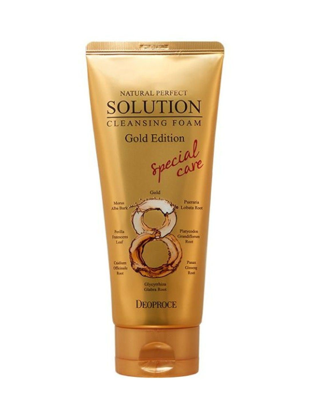 Deoproce Natural Perfect Solution Cleansing Foam Gold Edtion (170g) (No Color- Image 1)