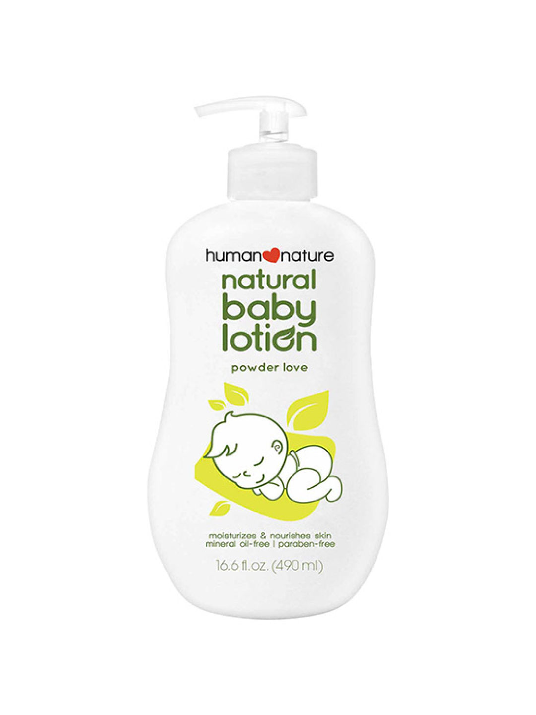 Human Nature Natural Baby Lotion Powder Love (490 ml)