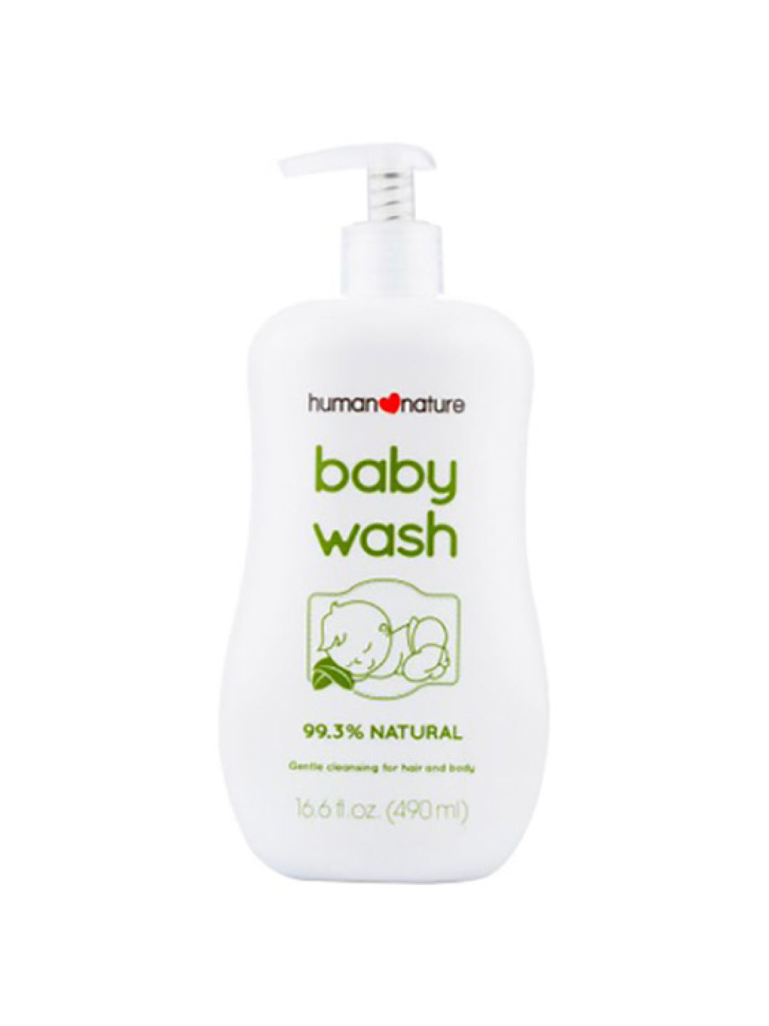 Human Nature Natural Baby Wash Powder Love (490 ml)
