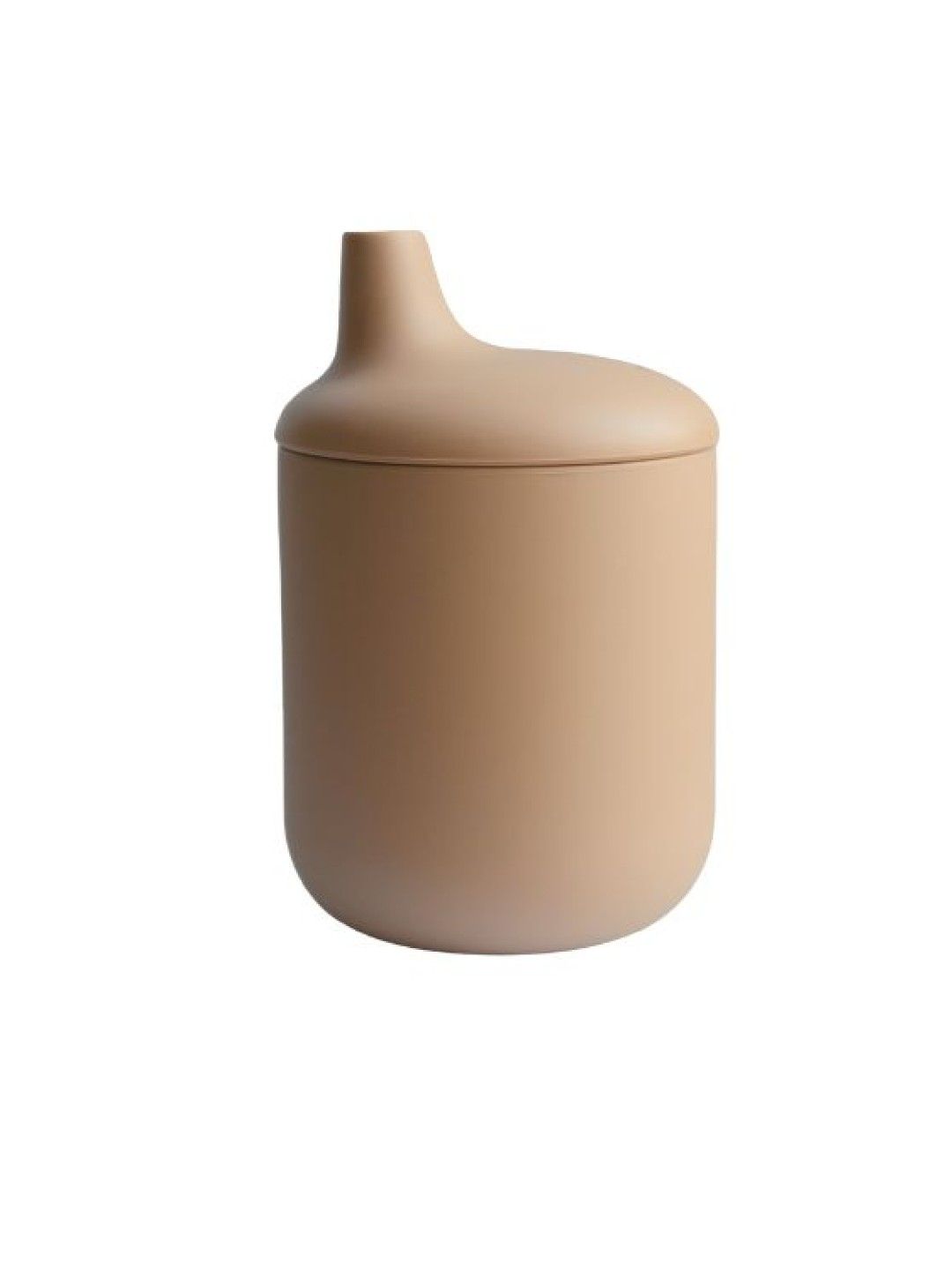 Mushie Silicone Sippy Cup (Natural- Image 1)