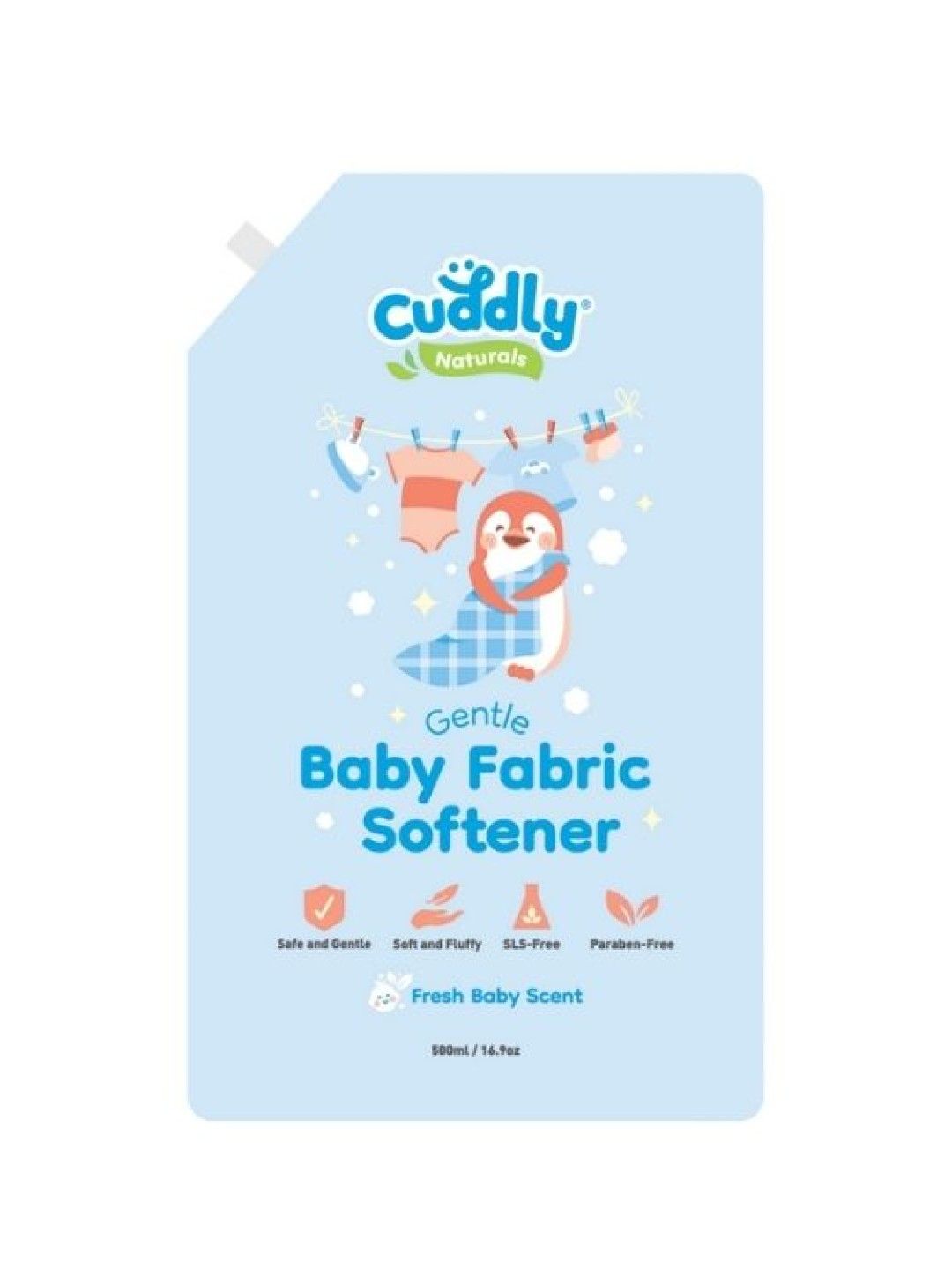 Cuddly Naturals Baby Fabric Softener (500ml) (No Color- Image 1)