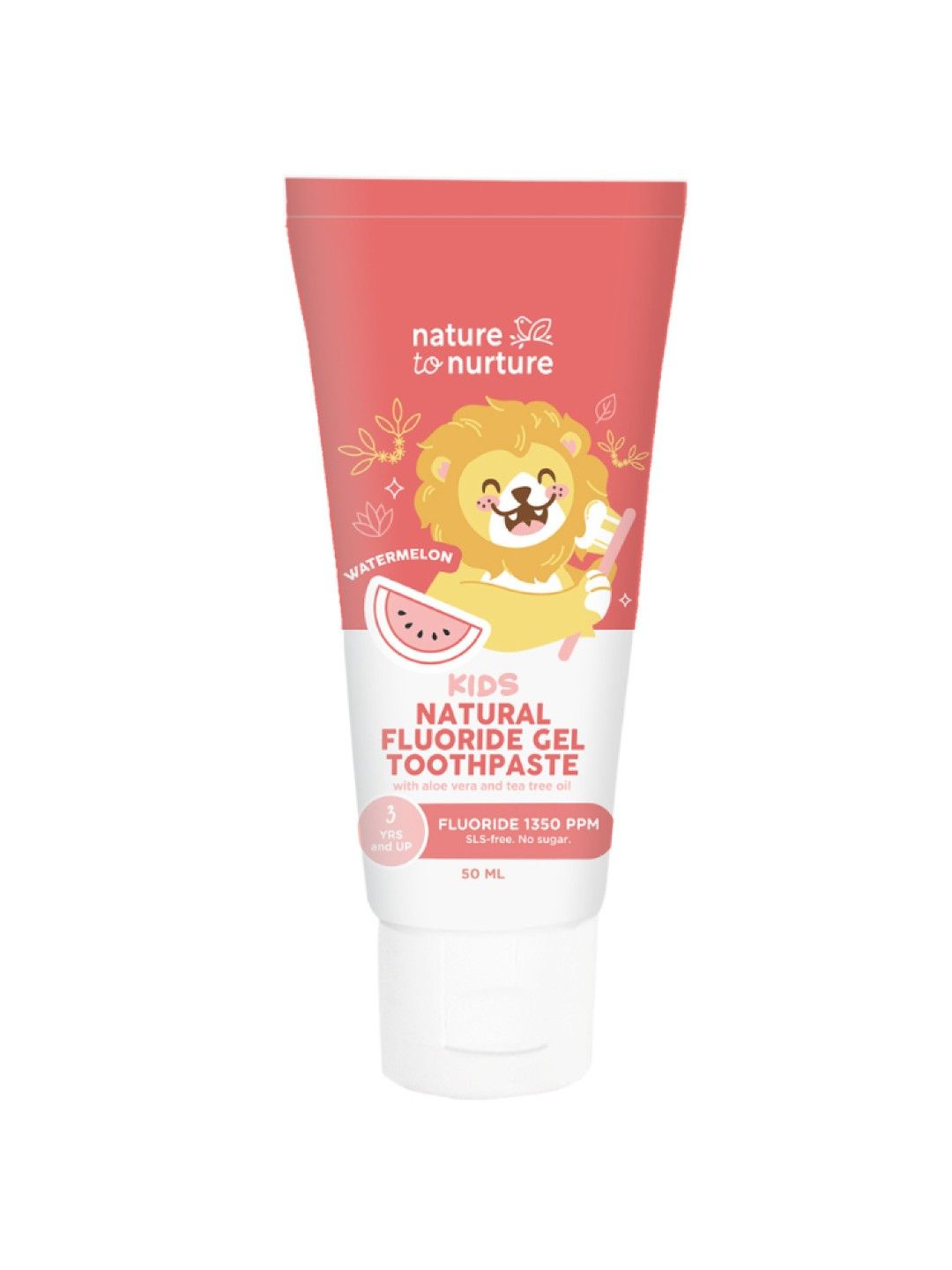 Nature to Nurture Kids Fluoride Gel Toothpaste Watermelon (50ml)