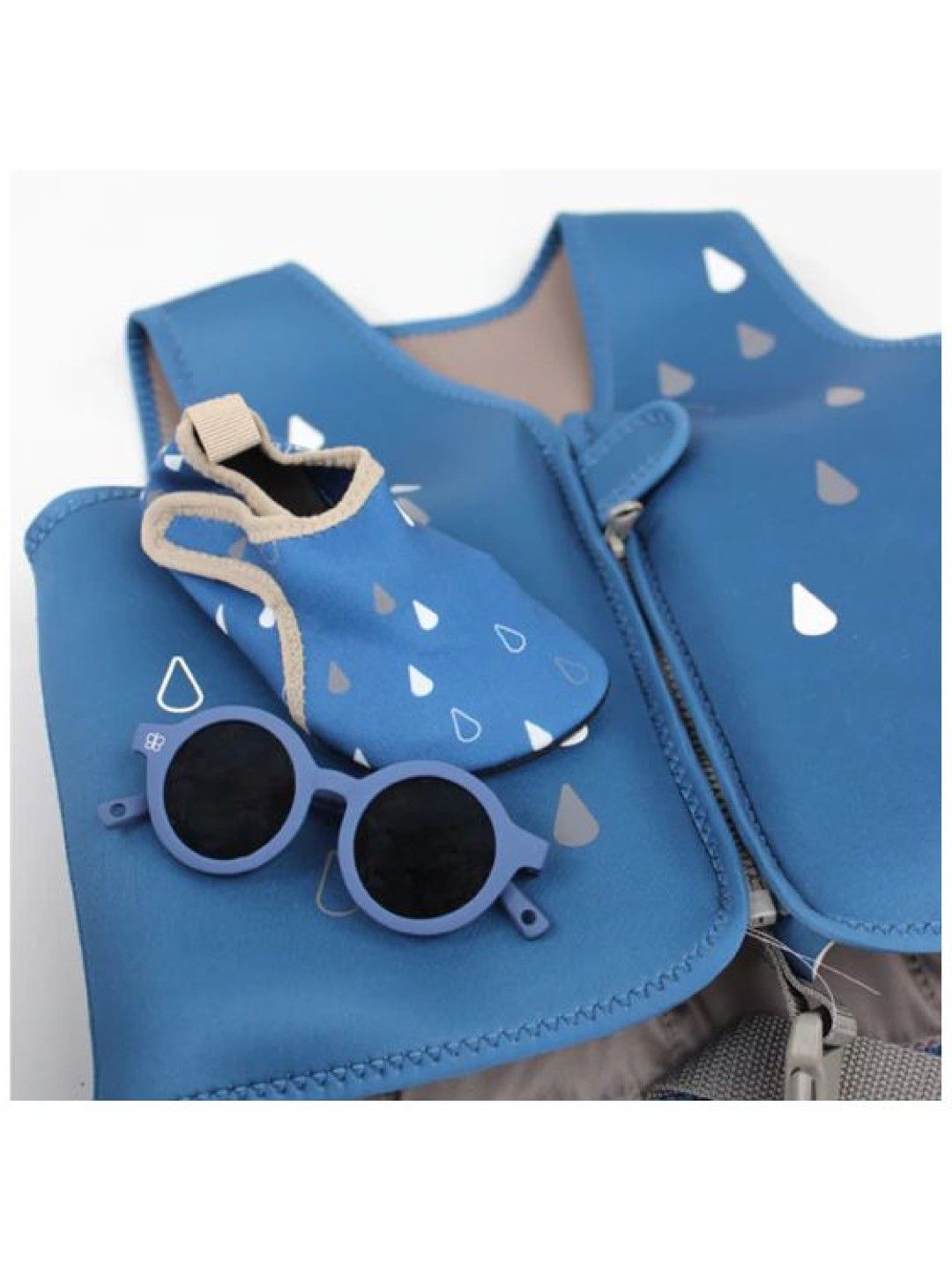 bbluv Näj: Adjustable Neoprene Swim Vest (Navy- Image 2)