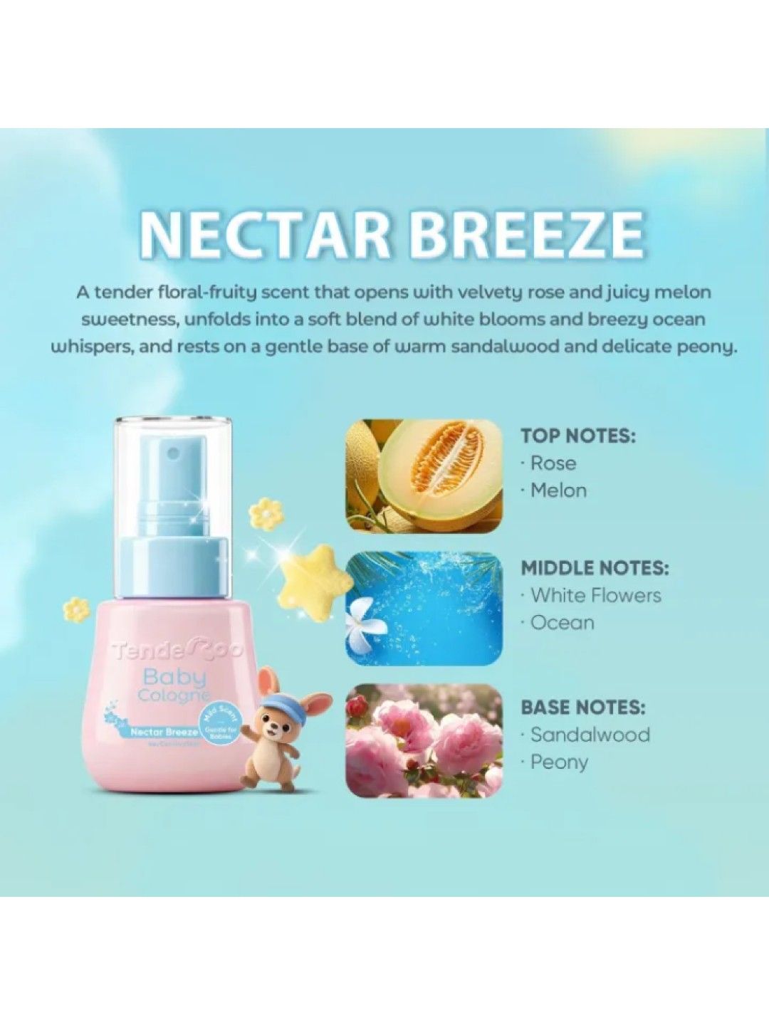 Tenderoo Baby Cologne Nectar Breeze (No Color- Image 2)