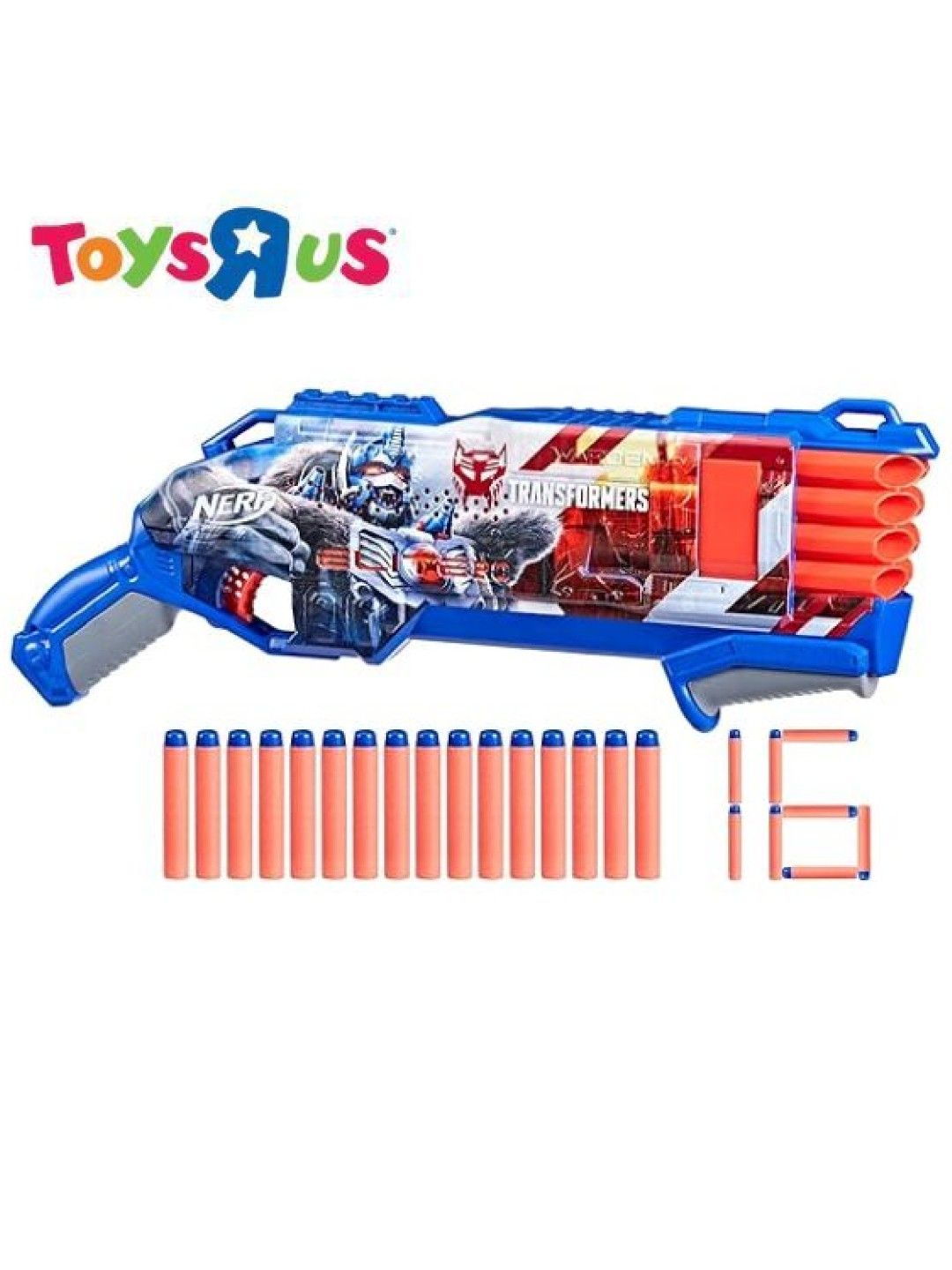 Toys R Us Nerf Transformers Optimus Primal Dart Blaster (No Color- Image 1)