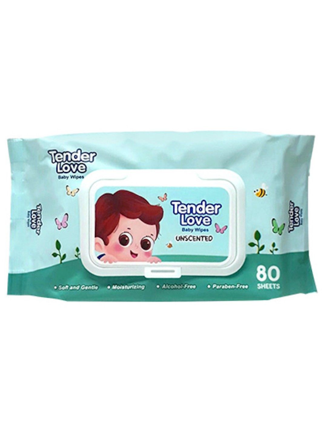 Tender Love New Magnifier Unscented Baby Wipes (80s) (No Color- Image 1)