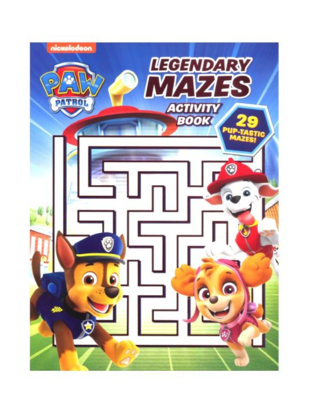 Learning is Fun Nickelodeon Paw Patrol Activity Book - Legendary Mazes (No Color- Image 1)