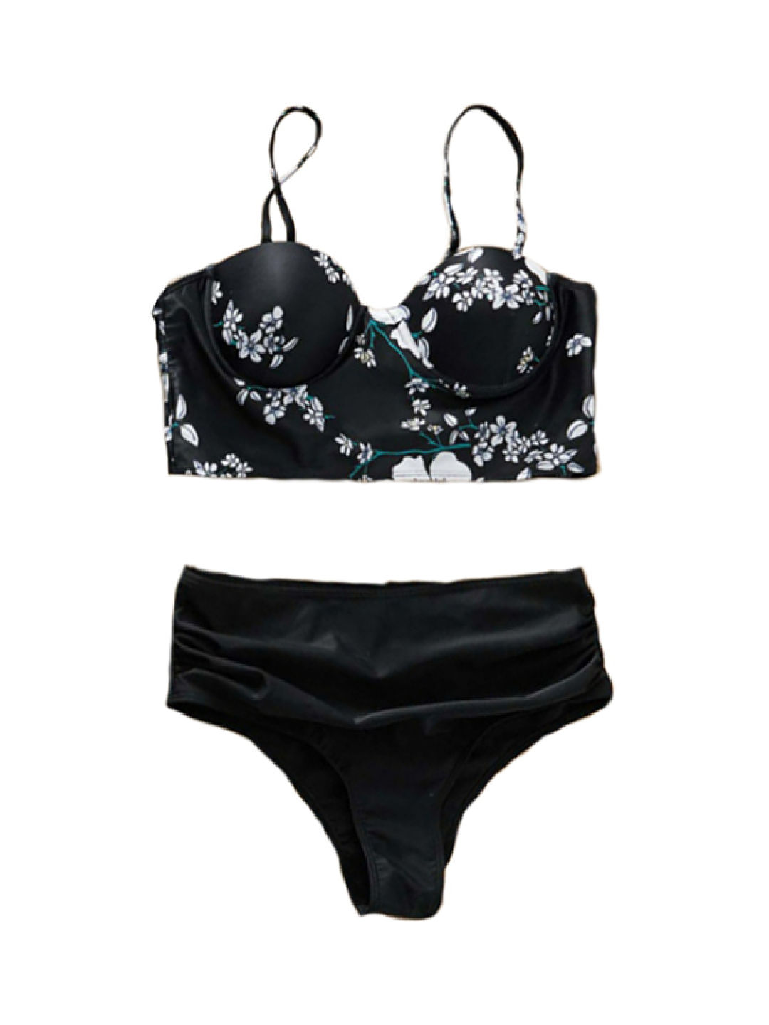 Mommyhugs Midnight Bloom 2pc for Mom (Black- Image 1)