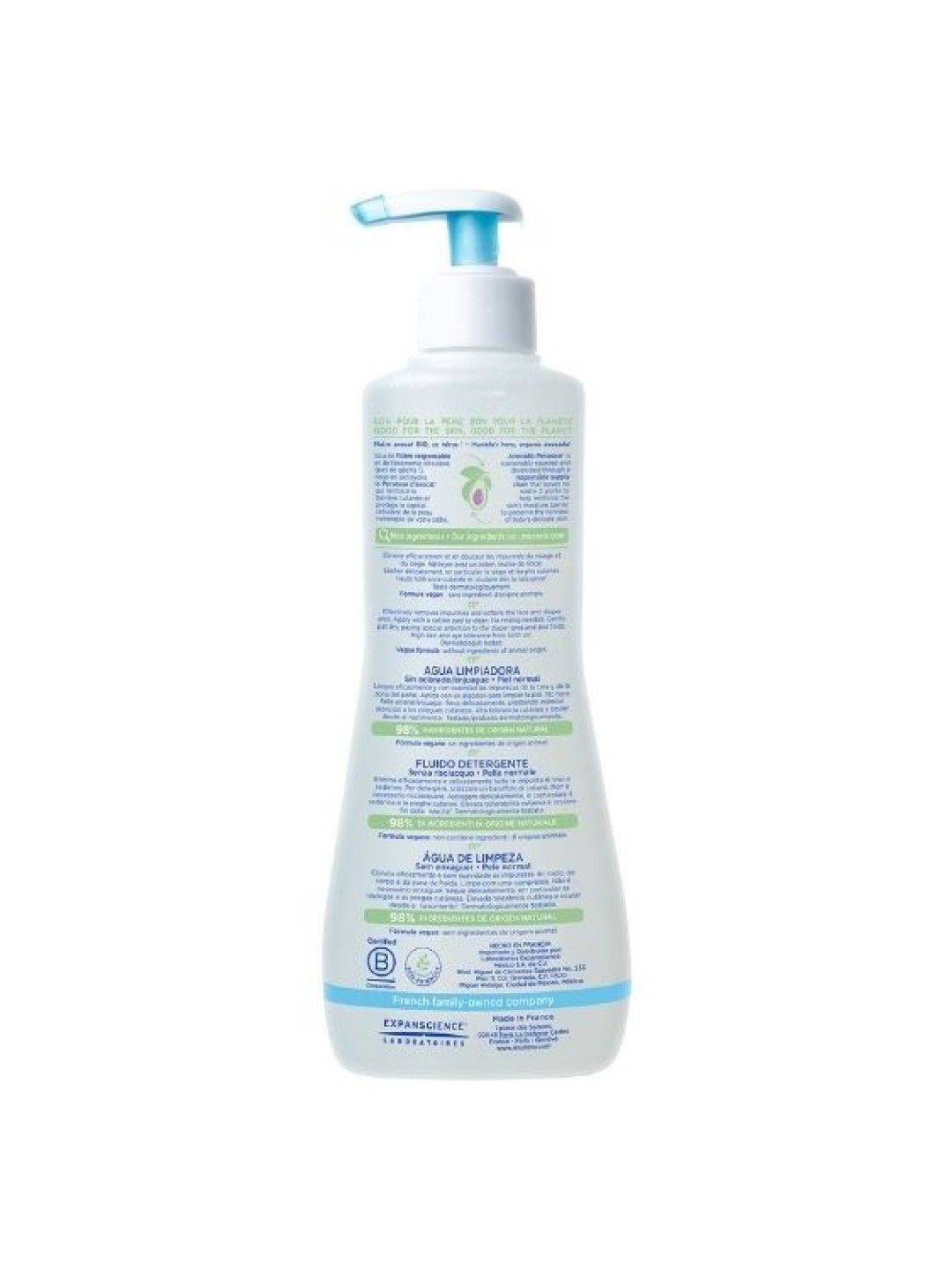 Mustela No Rinse Cleansing Water (500ml) (No Color- Image 2)