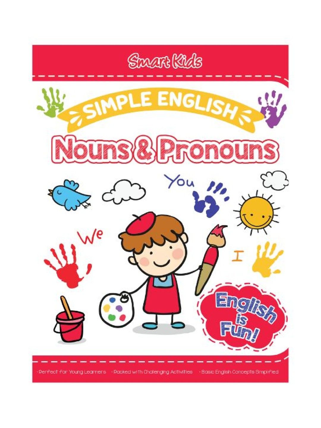 Learning is Fun Smart Kids Simple English - Nouns & Pronouns (No Color- Image 1)