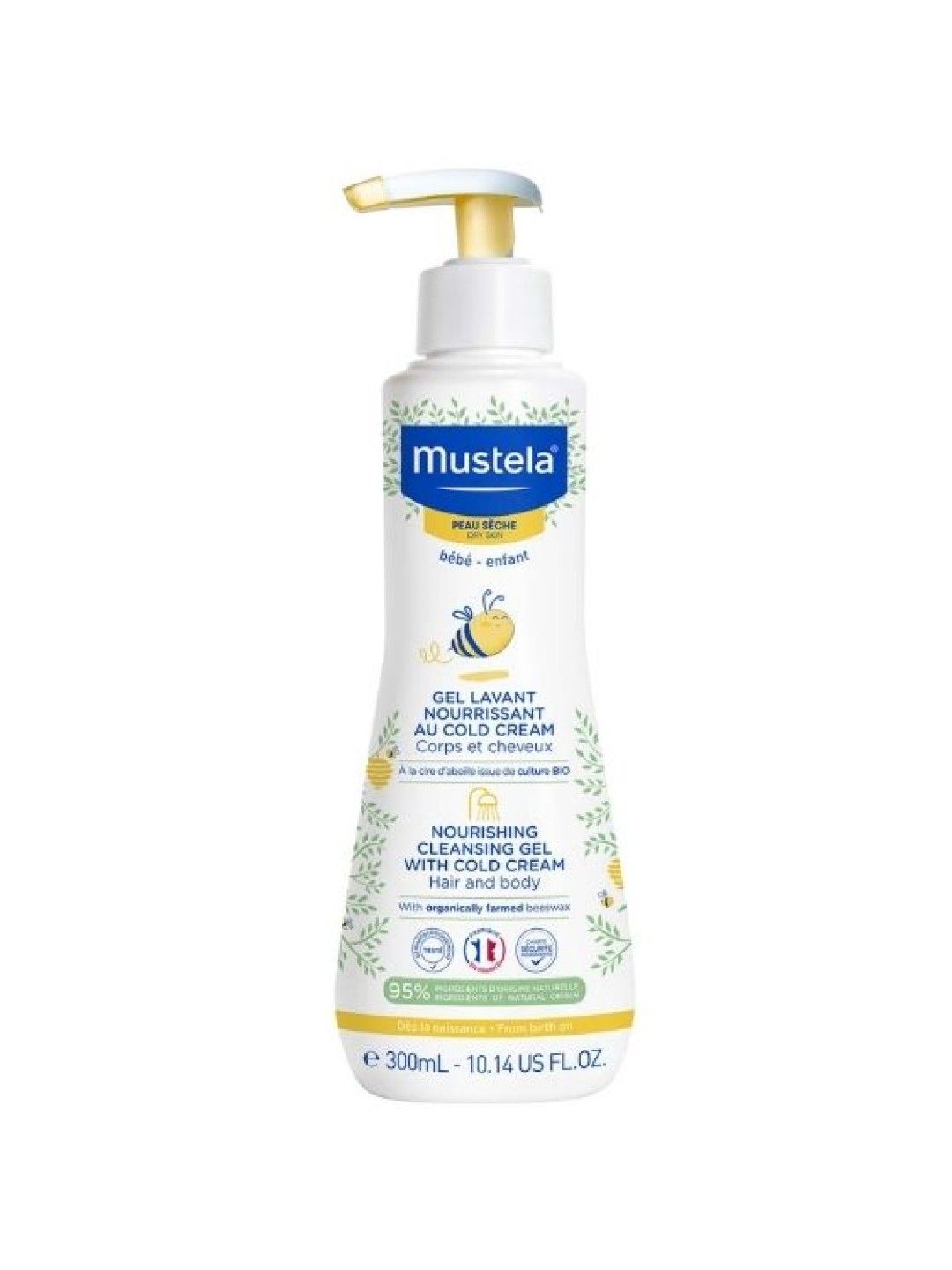 Mustela Nourishing Cleansing Gel with Cold Cream (300ml)