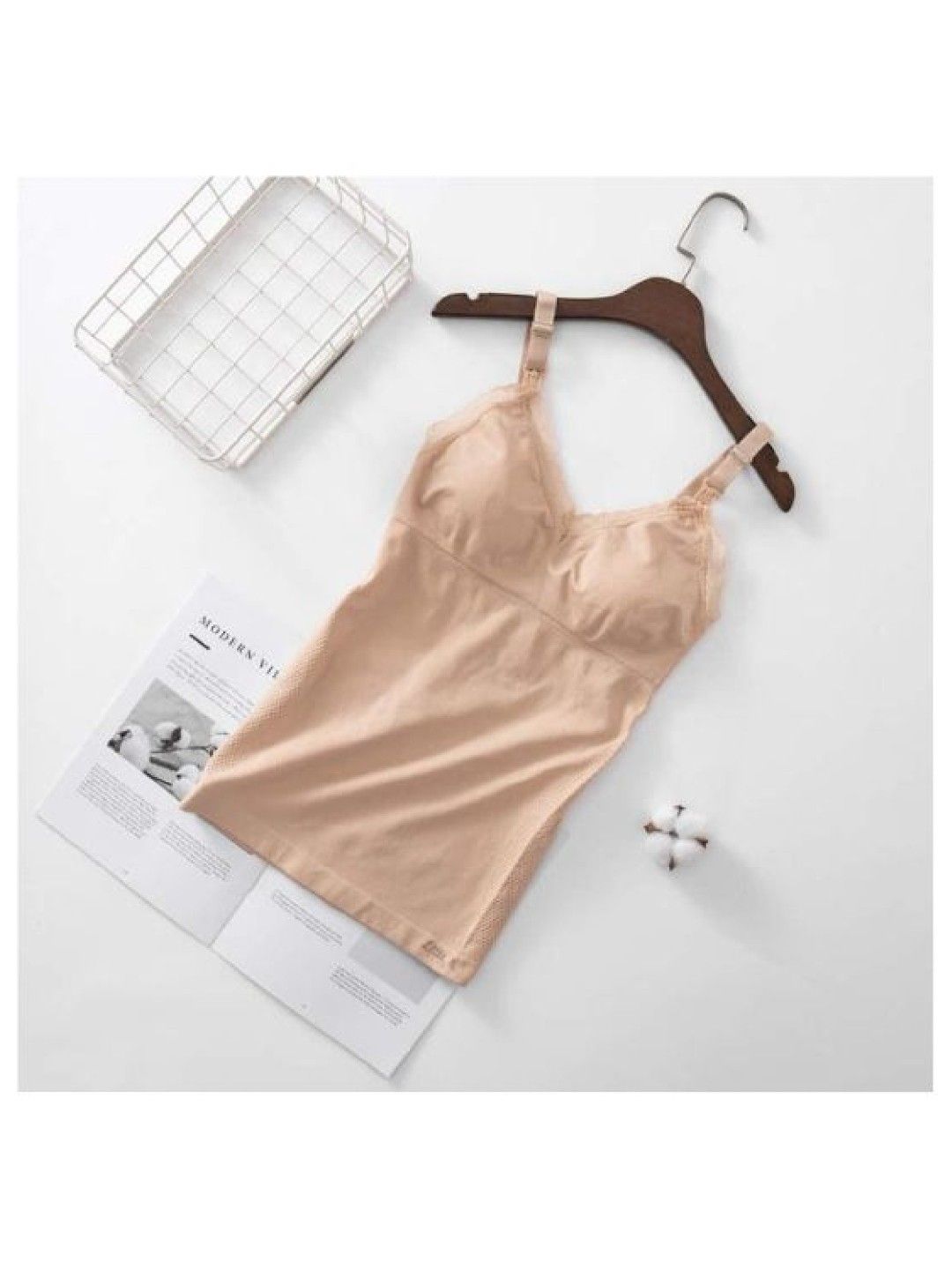 Little K Seamless Nursing Tank (Nude- Image 2)