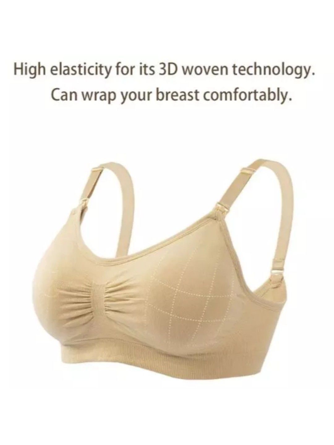 Flow Cherry Nursing Bra (Nude- Image 2)